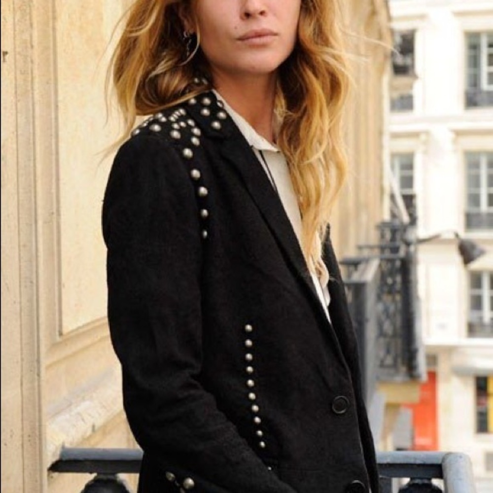 Erin Wasson x Zadig & Voltaire Studded Blazer